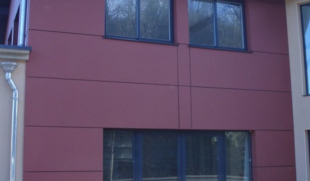 Panneaux en Fibre de ciment rouge