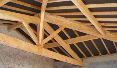 Charpente traditionnelle en Douglas